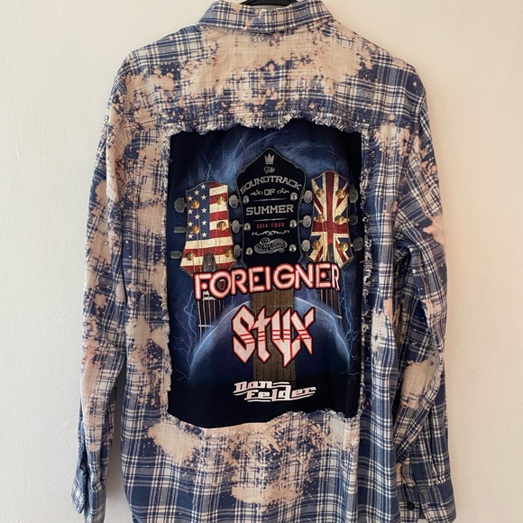Custom - Faded Glory Flannel w/ Styx Inlay - Picture 1 of 5
